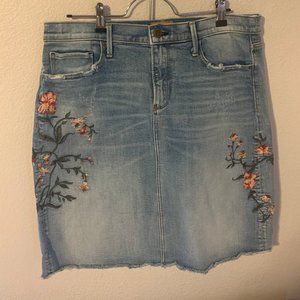 Denim Midi Skirt